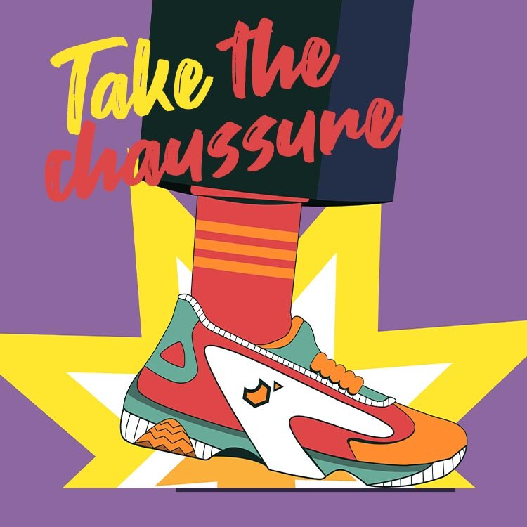illustration sneakers motion design